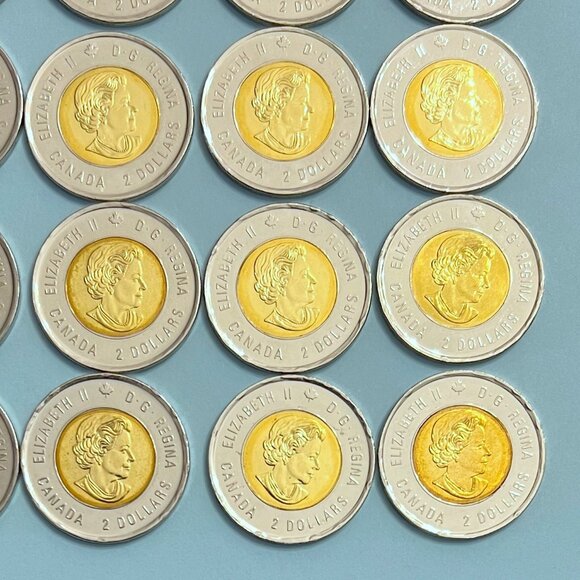 Canada 2018 '100th Anniversary Armistice 1918-2018' Roll of 25 x $2 Toonies! - Picture 11 of 16